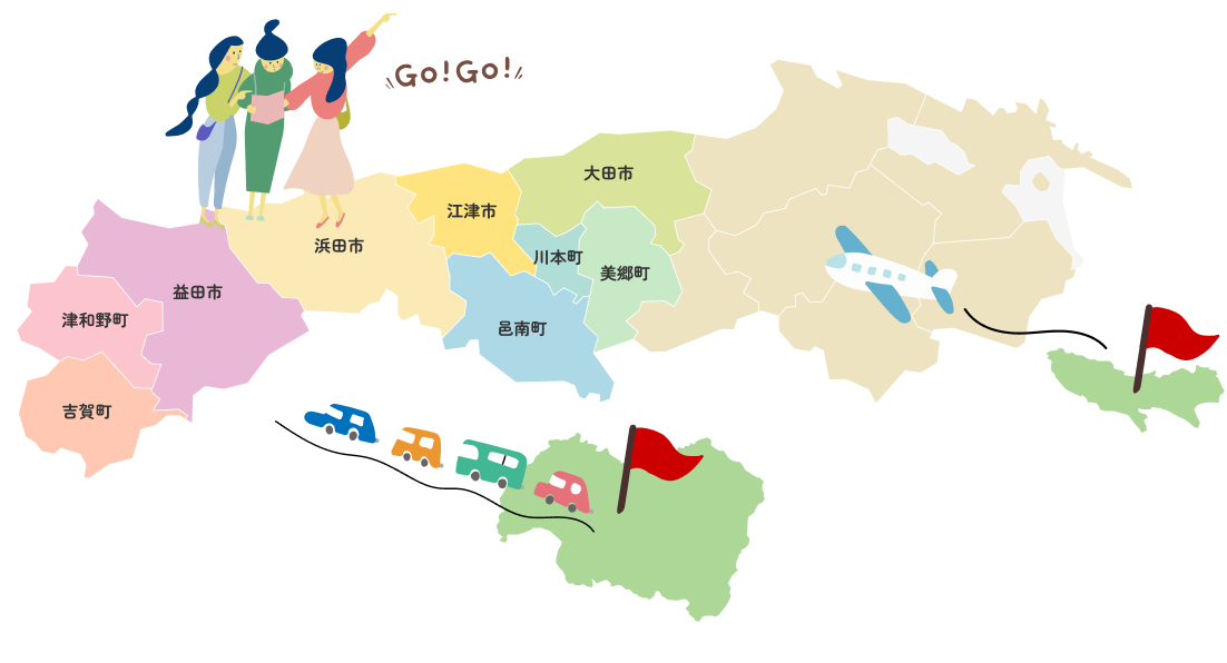 島根県エリアマップ